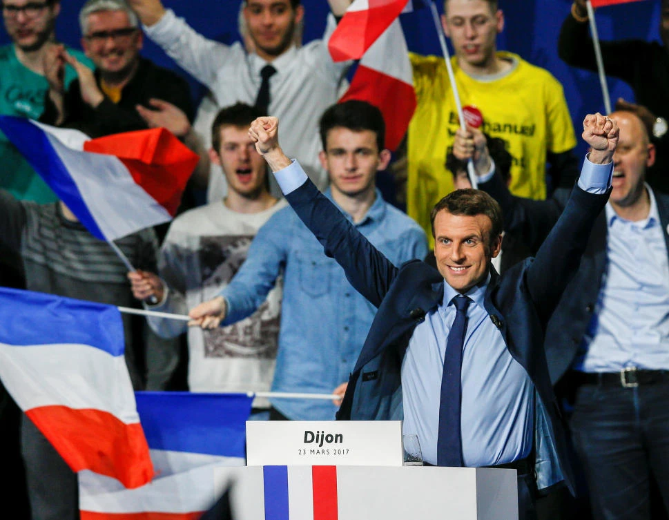 Emmanuel Macron. (Reuters)