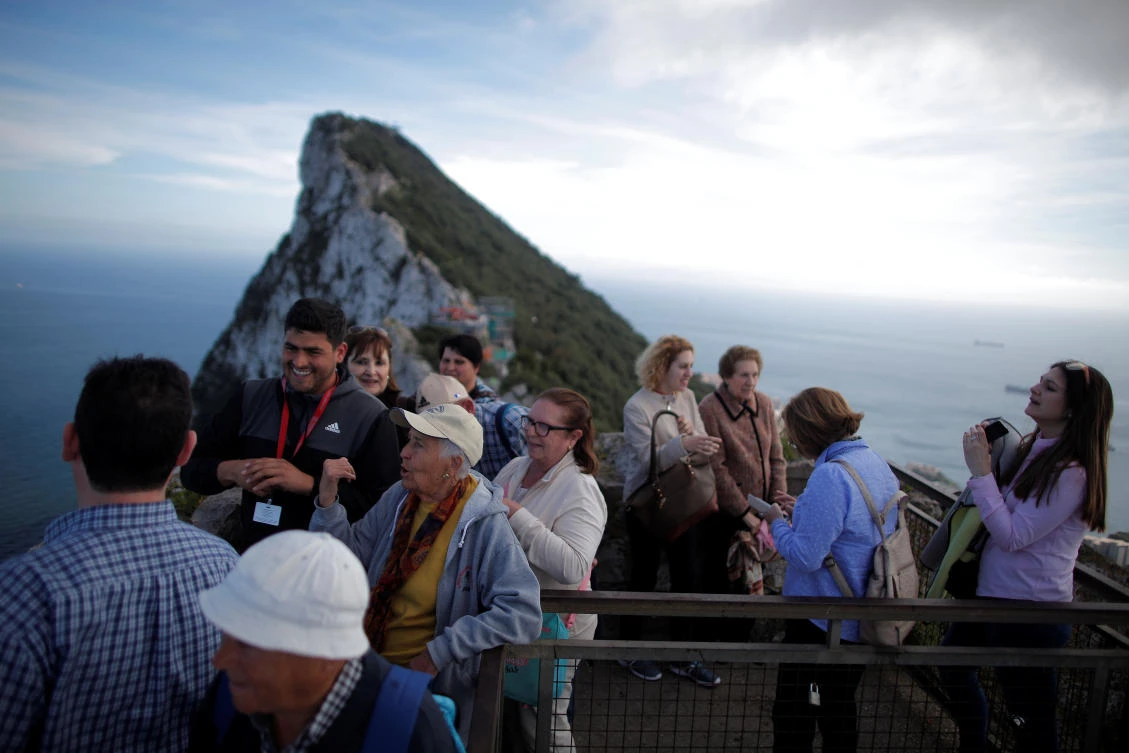 Gibraltar will leave the European Union at the same time as the United Kingdom, says EU's top negotiator. (Reuters)