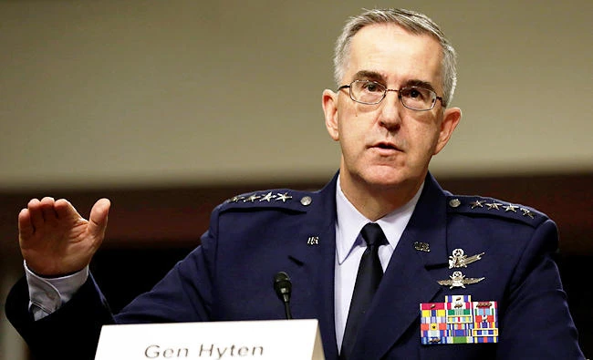 US Air Force General John Hyten, Commander of US Strategic Command. (Reuters)
