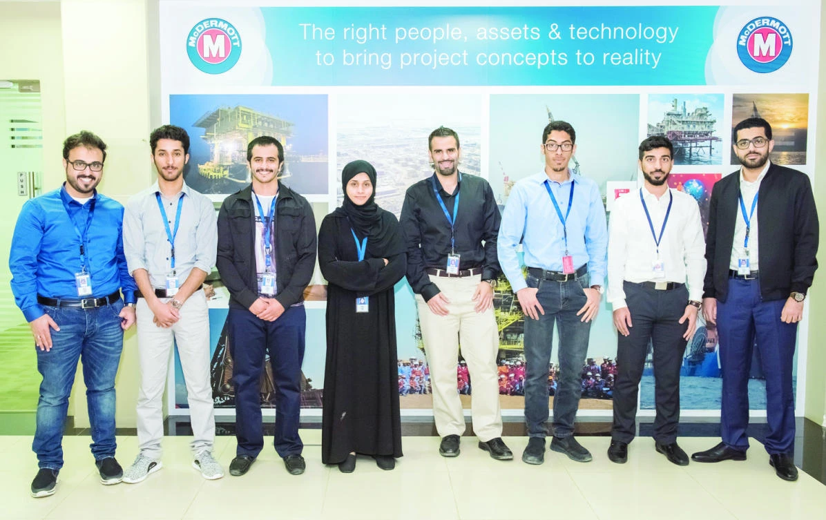 Students of the 2017 McDermott KSA graduate training program.