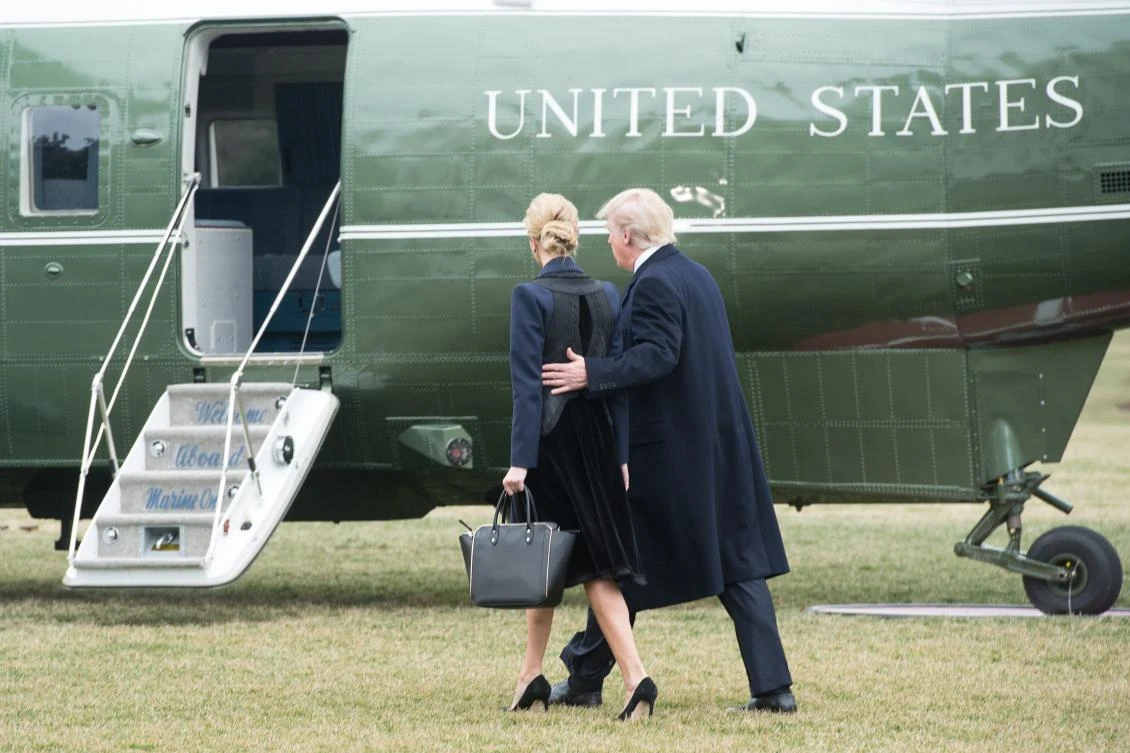 US President Donald Trump and his daughter Ivanka. (AFP)