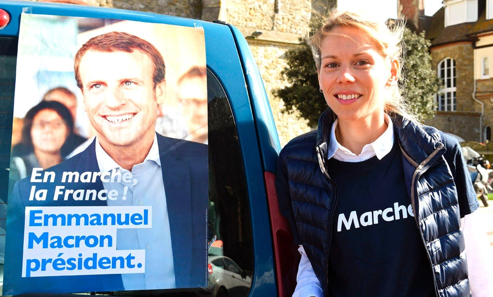 Macron, Le Pen still lead French polls, leftwing maverick is wild card