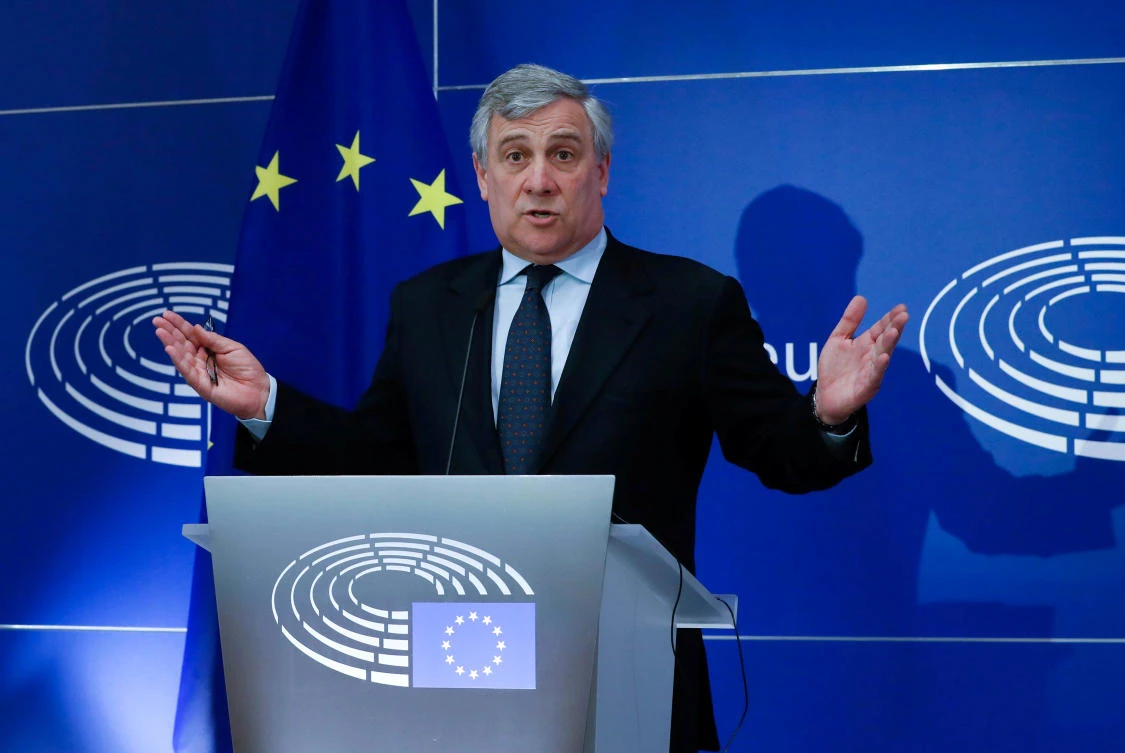 European Parliament President Antonio Tajani. (Reuters)