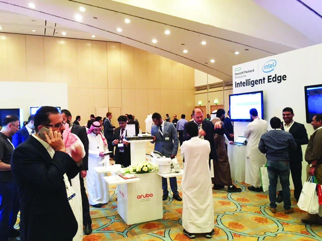 Delegates at HPE’s Reimagine 2017 event in Riyadh.