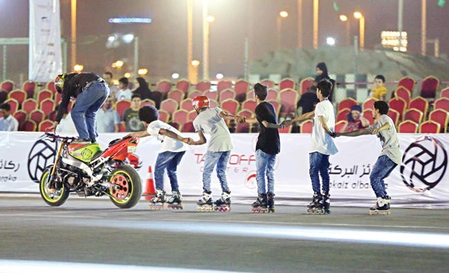 Prominent professionals and hobbyists from local, Arab and international countries showed their talent at the first Rider Champion and Fun Festival on Thursday.