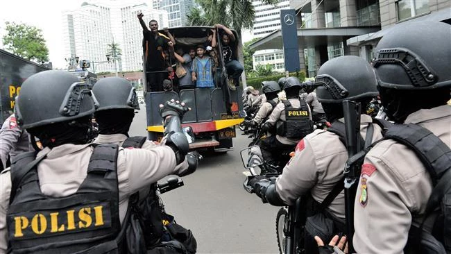 Indonesian police. (AFP)