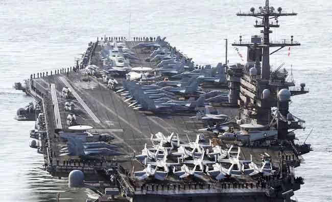 Tension escalates as US navy group heads toward Korean peninsula