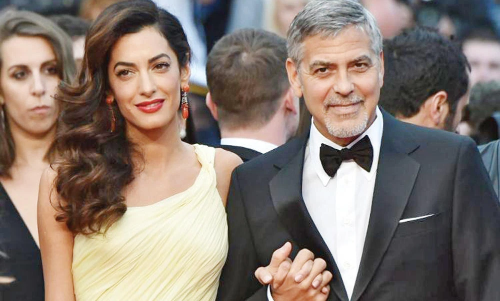 Amal Clooney and George Clooney