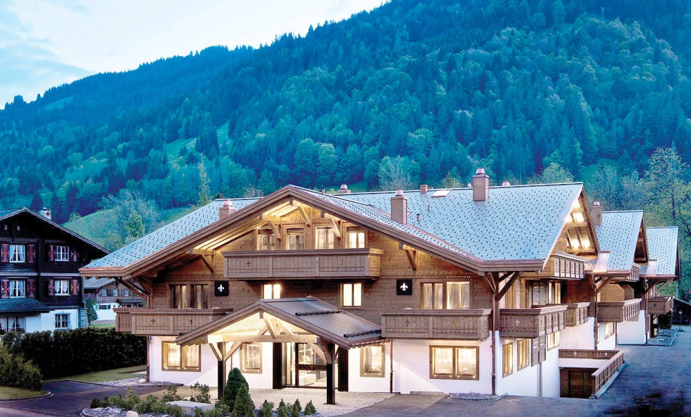 Privacy and discretion are assured at the five-star boutique property
which opened last December in Switzerland.