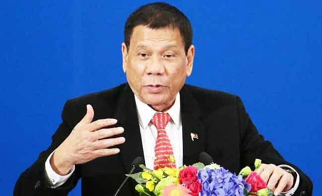 Philippines' President Rodrigo Duterte makes a speech during the Philippines-China Trade and Investment Forum at the Great Hall of the People in Beijing, in this file photo taken on October 20, 2016. (AFP)