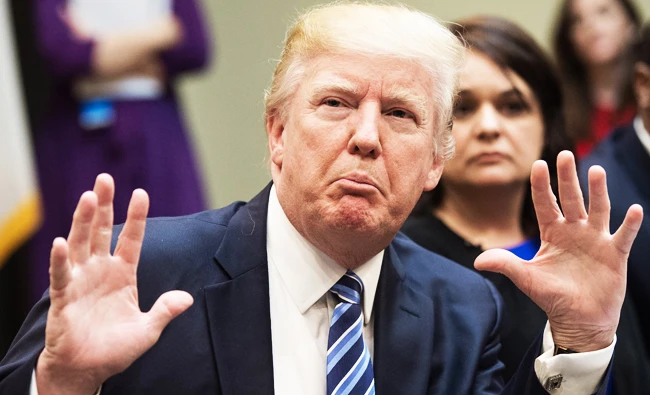 Donald Trump said Putin is backing and 'evil' person.