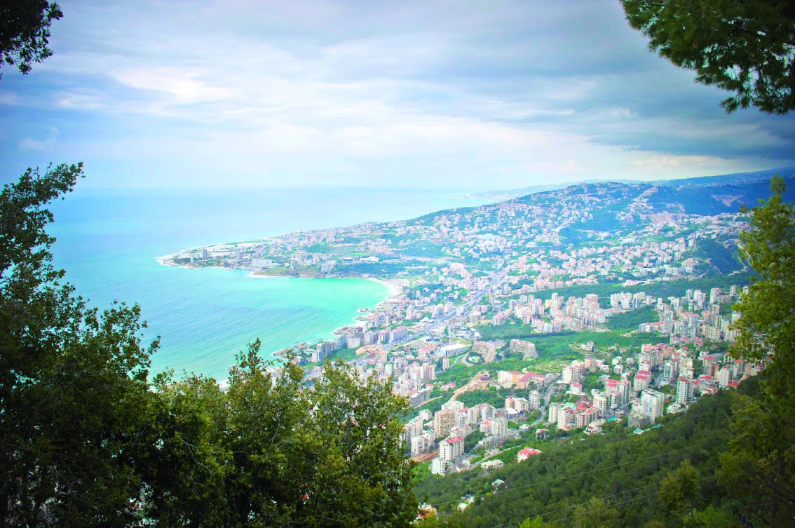 View of the Mediterranean Sea from Harissa.