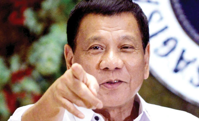 Philippine President Rodrigo Duterte