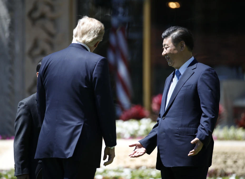 President Donald Trump and Chinese President Xi Jinping. (AP)