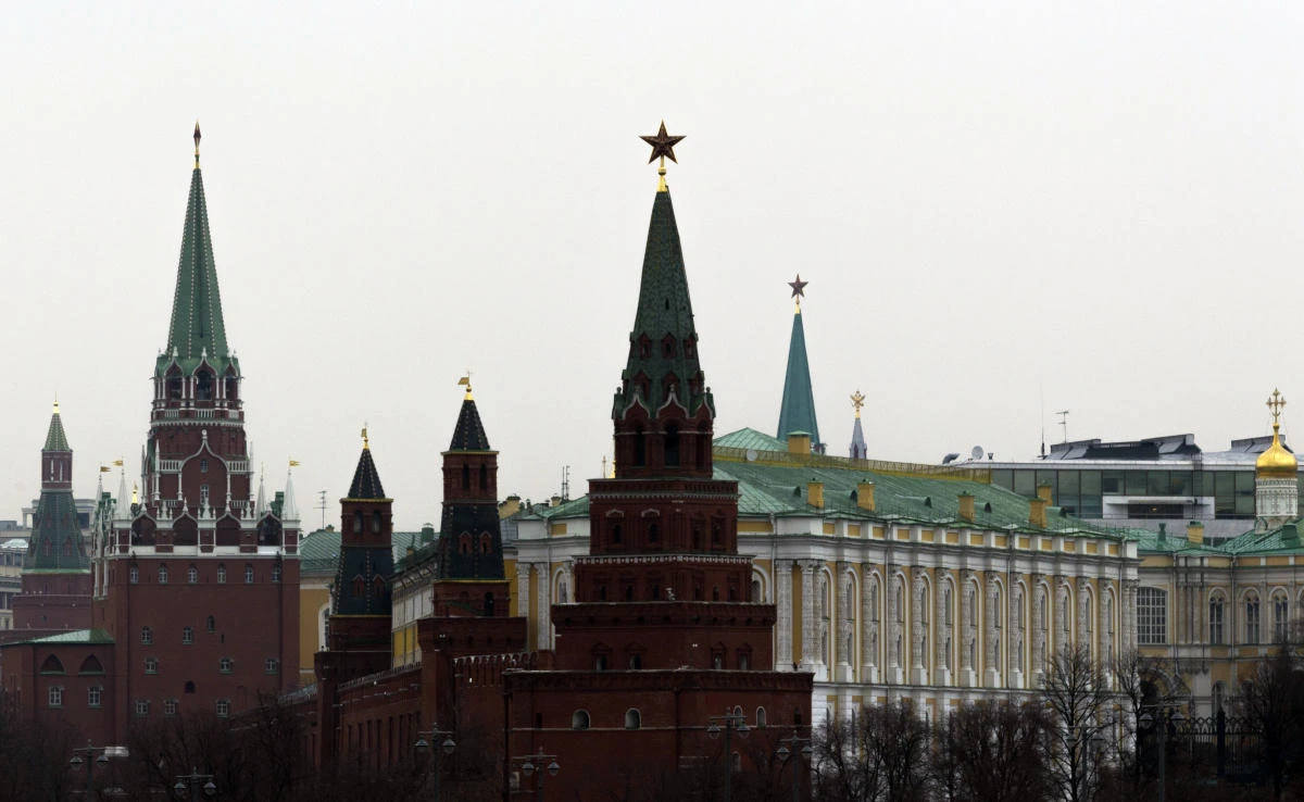 The Kremlin Palace and Towers are seen in Moscow, Russia. (AP)