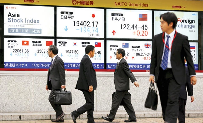 Japan’s economy has shown signs of life, as a rebound in overseas demand helped exports grow at
the fastest pace in more than two years in February. (Reuters)