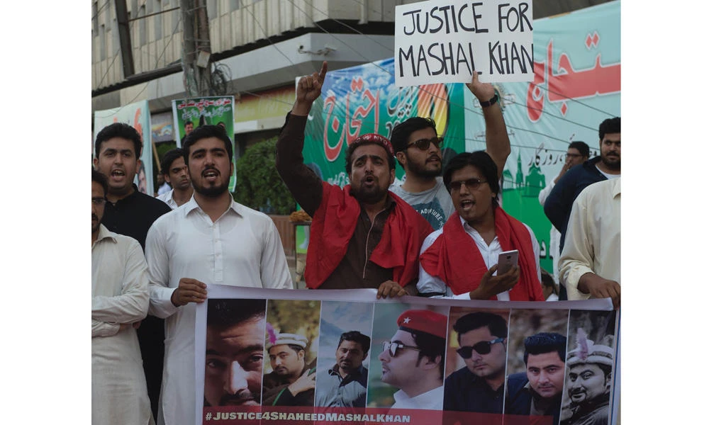 Eight charged over Pakistani liberal student’s murder