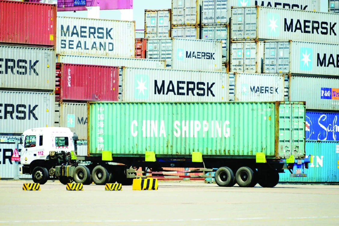 The US Treasury Department has urged China to do more to reduce its large trade surplus with the US. (AFP)