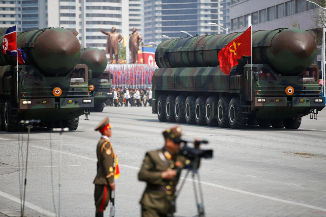 N. Korea missile test fails after showcase parade