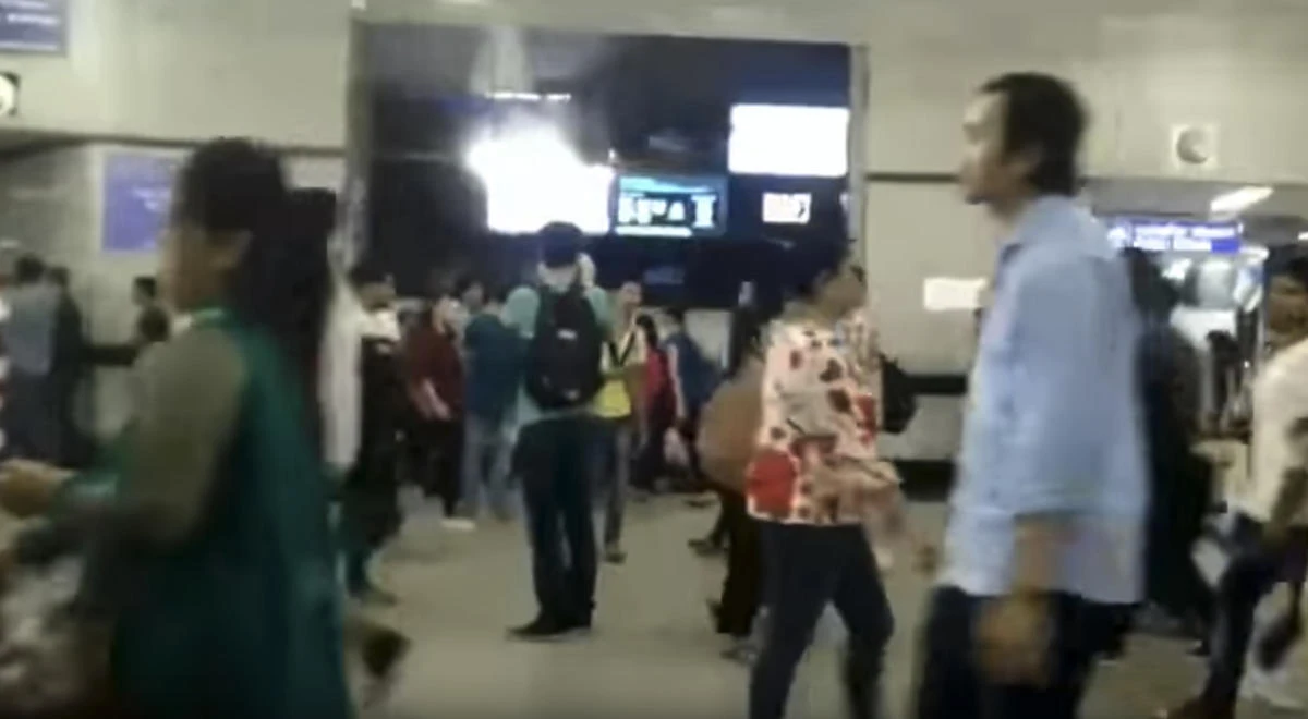 Indian metro probes porn screened at busy station