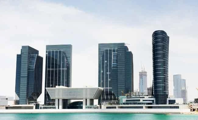Buildings are seen at Sowwah Square on Marayah Island in Abu Dhabi's new central business district in this file photo. (Reuters)