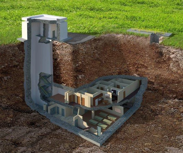 The bunker was built almost 50 years ago by army corps and engineers. (Photo courtesy: Caters News Agency)