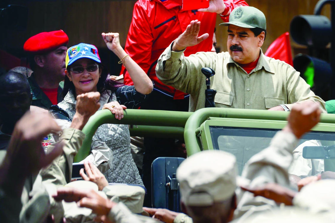 Venezuela is bracing for what President Nicolas Maduro’s opponents say will be the “mother of all protests” on Wednesday. (AFP)