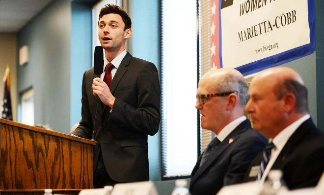 Democratic candidate Jon Ossoff. (Reuters)