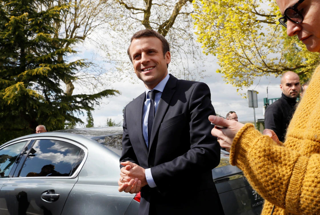 Emmanuel Macron. (Reuters)