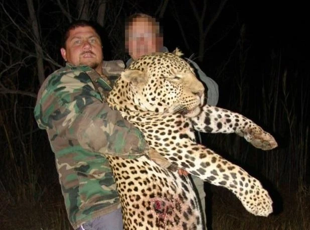 South African Scott van Zyl, 44, embarked on a hunting safari with a local tracker and a pack of dogs last Friday. (Photo courtesy: Facebook)