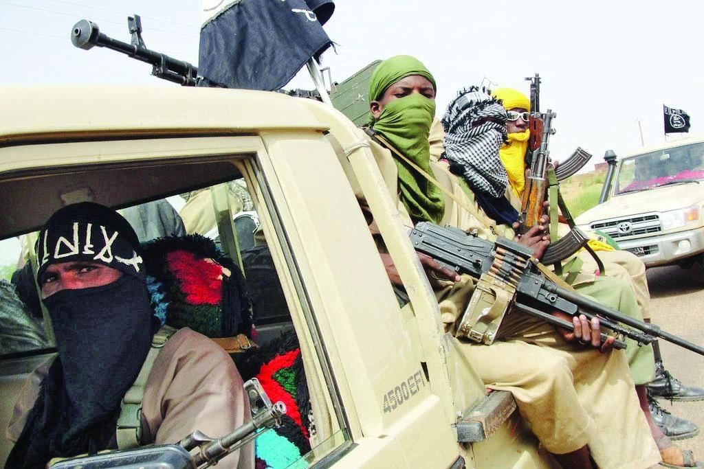 Militants patrol a town in northern Mali in this file photo. (AFP)