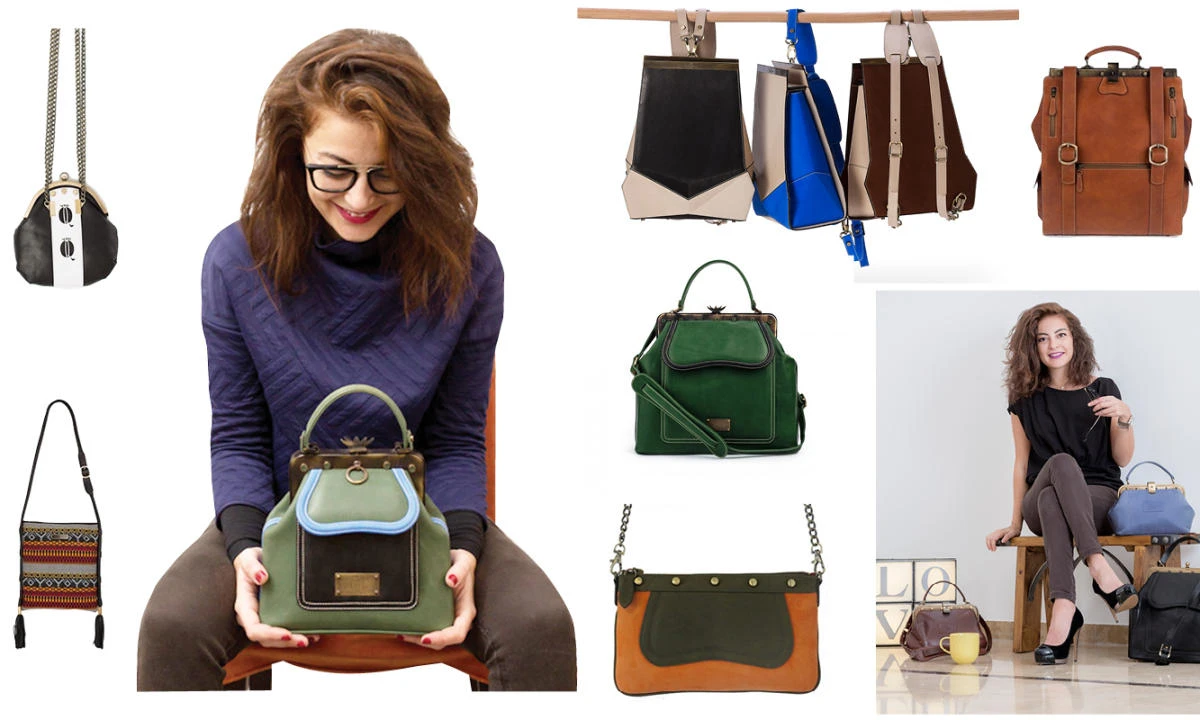 Sally Sarieddine and her line of handbags.