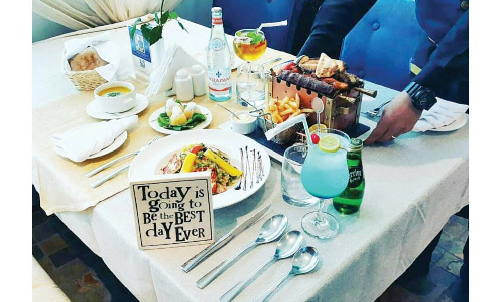 Lebanese chef Fadi said the Mediterranean quinoa salad is quite popular.