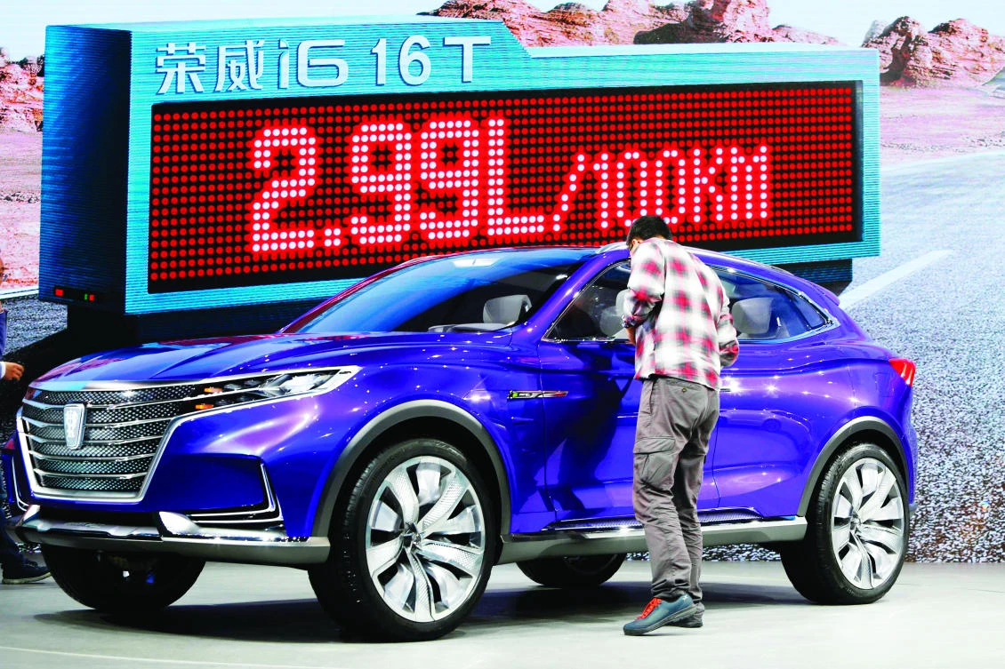 Global automakers have unveiled new electric vehicles and futuristic concept cars at the Shanghai Auto Show. (AFP)