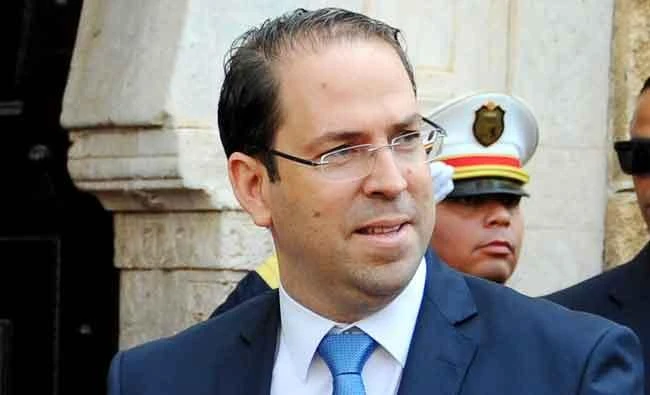 Prime Minister Youssef Chahed of Tunisia. (AP)