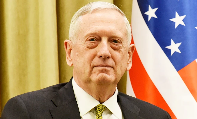 U.S. Secretary of Defense James Mattis meets Israeli President Reuven Rivlin, not seen, at the presidential residence in Jerusalem, on Friday. (AP)