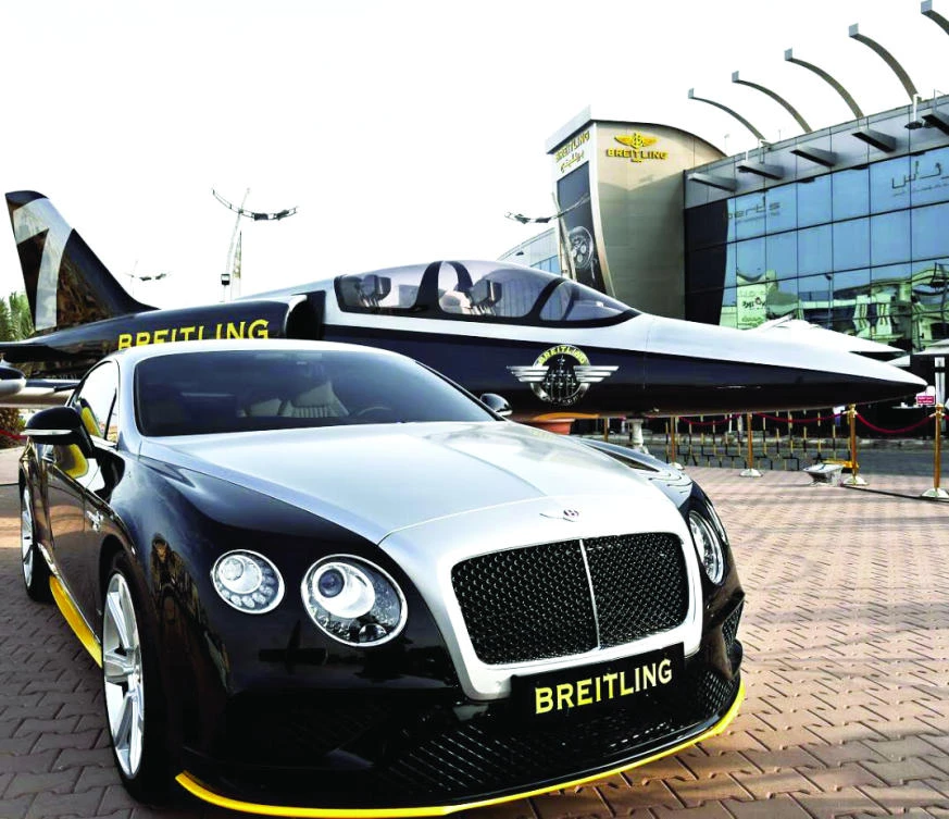 Swiss Breitling plane was a major attraction for Jeddah residents.