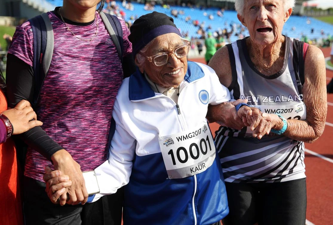 No hurry as India’s inspirational centenarian wins gold