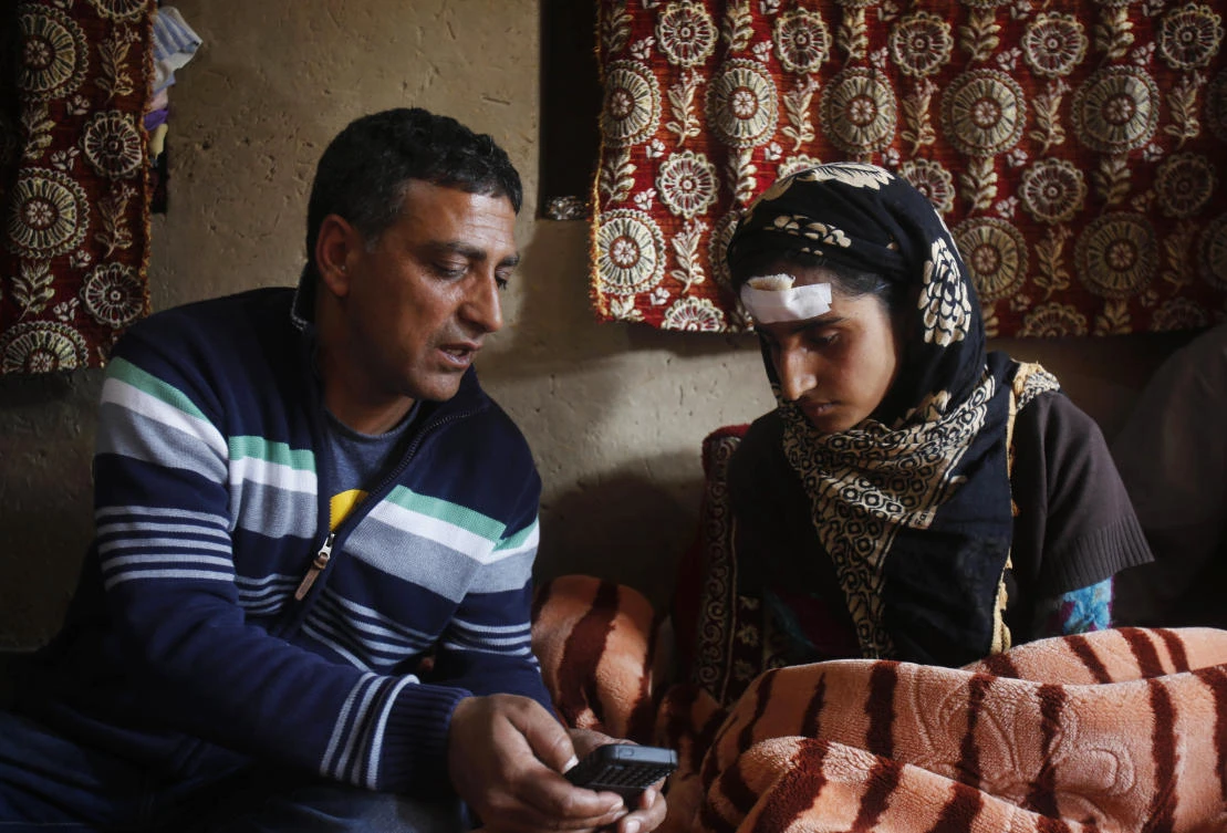 AP journalist covering Kashmir protest helps injured teen