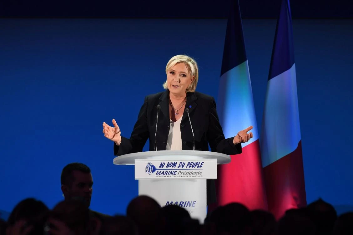 French presidential election candidate for the far-right Front National (FN) party Marine Le Pen. (AFP)