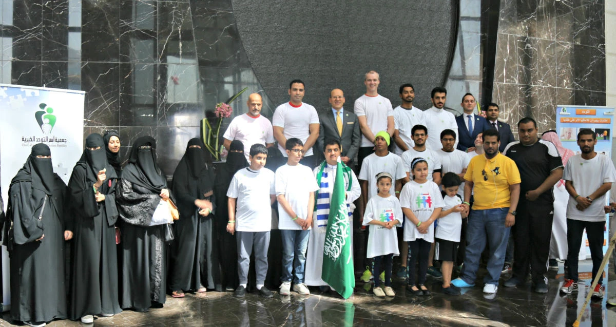 The autism campaign also features a charity tower run “Run of Hope” that took place
on April 2 in honor of World Autism Awareness Day.