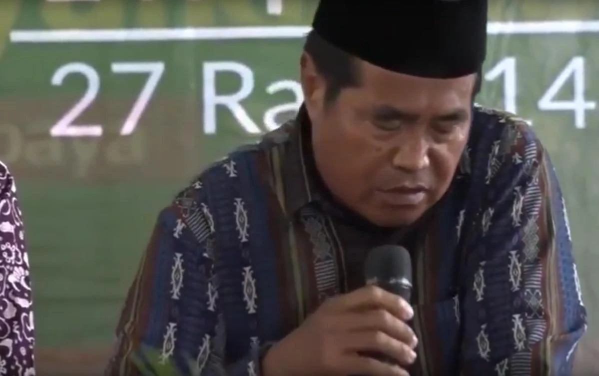 Indonesian reciter Sheikh Ja'afar Abdulrahman. (Video grab)