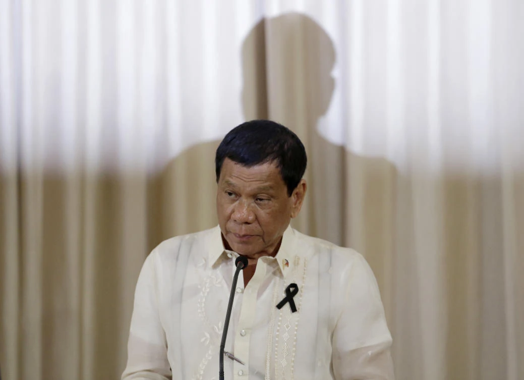 Philippine President Rodrigo Duterte. (AP)