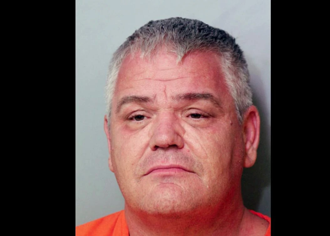 This undated photo provided by the Polk County Sheriff’s Office shows John Camfield, a 48-year-old driver accused of fleeing after hitting three children when they got off a school bus, Thursday, April 27, 2017, in Ponciana, Fla. Polk County Sheriff’s spokeswoman Carrie Horstman said in a news release that two of the children were critically injured when the car hit them on Thursday afternoon. She says the suspect, John Camfield, also hit another car before an off-duty sheriff’s deputy who lives in the area arrested him. (AP)