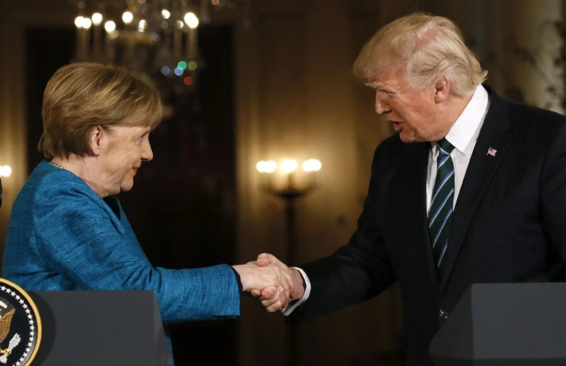 Merkel says she has ‘good relationship’ with Trump despite frosty start
