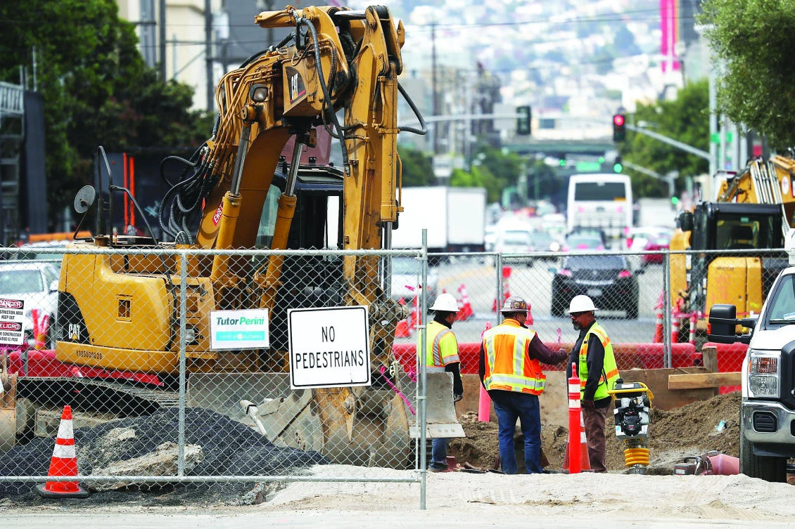 The fuel tax increases, together with higher vehicle registration fees and a new $100 annual fee on owners of
electric-only vehicles, would raise $5.2 billion a year, all earmarked for road,
highway and bridge repairs, along with mass transit and anti-congestion projects. (AFP)