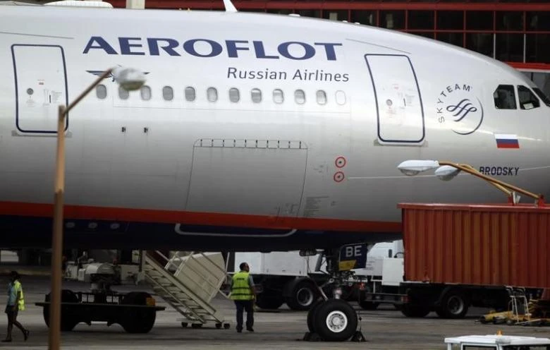 An Aeroflot aircraft is seen at Havana's Jose Marti International Airport in Cuba in this July 11, 2013, file photo. (REUTERS/Desmond Boylan)