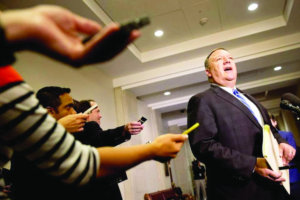 CIA Director Mike Pompeo speaks to media in Washington in this file photo. (AP)