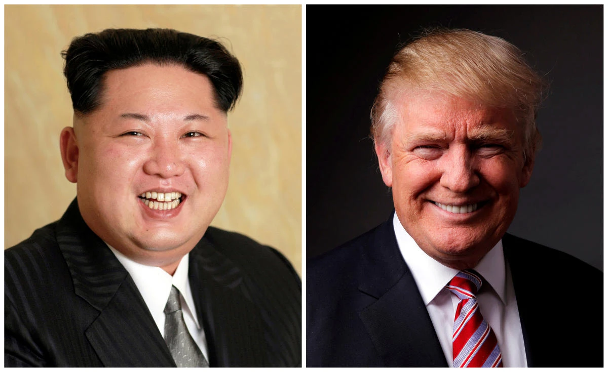 Kim Jong Un and Donald Trump. (KCNA/Reuters)