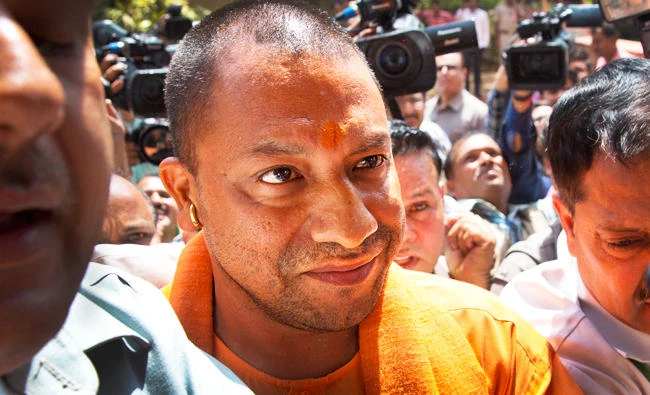 Chief Minister of Uttar Pradesh Yogi Adityanath. (AP)